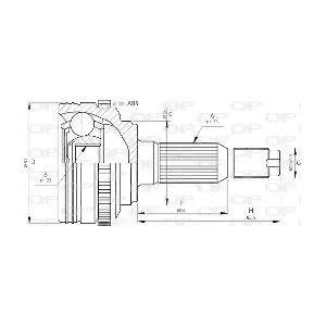 CVJ5711.10 OPEN PARTS