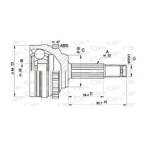 OPEN PARTS CVJ5388.10