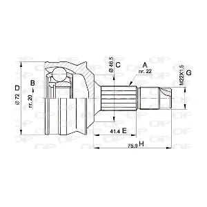 OPEN PARTS CVJ5064.10