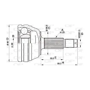 OPEN PARTS CVJ535110