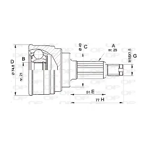 OPEN PARTS CVJ5260.10