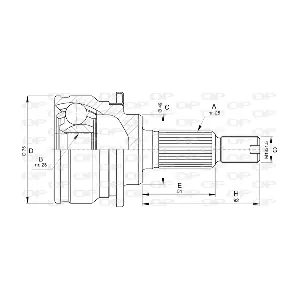 CVJ5770.10 OPEN PARTS