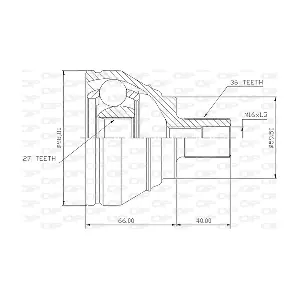 CVJ5536.10 OPEN PARTS