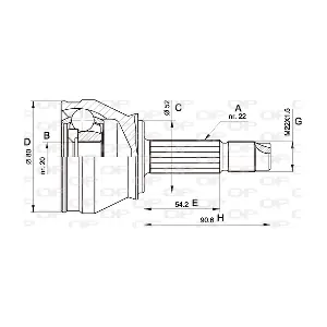 CVJ5223.10 OPEN PARTS