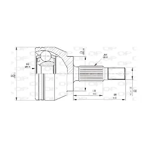 CVJ5684.10 OPEN PARTS