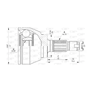CVJ5746.10 OPEN PARTS