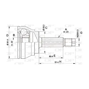 CVJ501210 OPEN PARTS