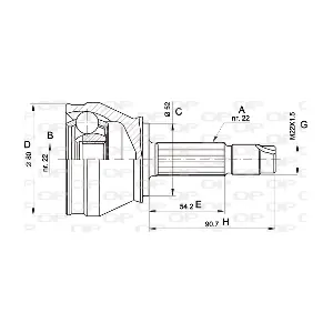 CVJ5229.10 OPEN PARTS
