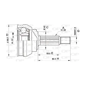 CVJ5158.10 OPEN PARTS
