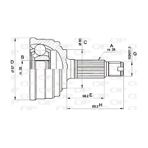 CVJ5129.10 OPEN PARTS