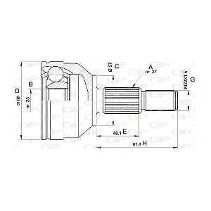 CVJ5202.10 OPEN PARTS