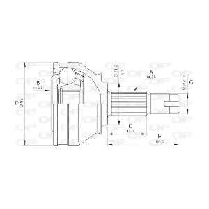OPEN PARTS CVJ5438.10