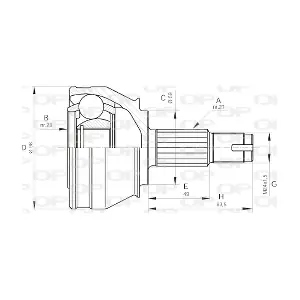 CVJ529510 OPEN PARTS
