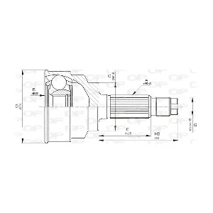 CVJ5665.10 OPEN PARTS