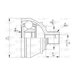 CVJ5667.10 OPEN PARTS