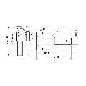 CVJ5242.10 OPEN PARTS