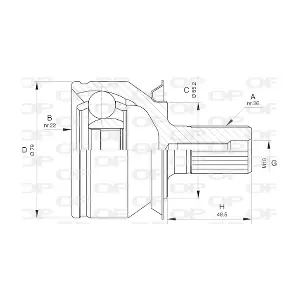 CVJ5630.10 OPEN PARTS
