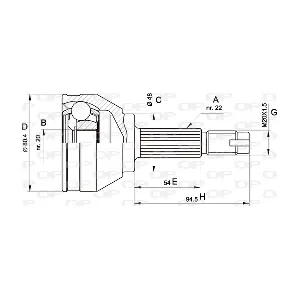 OPEN PARTS CVJ500210