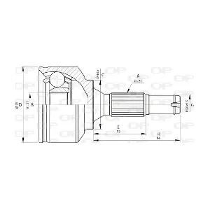 CVJ5692.10 OPEN PARTS