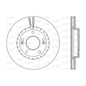 OPEN PARTS BDA2603.20 Гальмівний диск