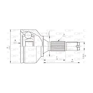 CVJ5685.10 OPEN PARTS