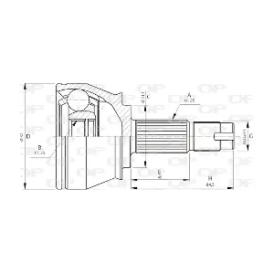 CVJ5709.10 OPEN PARTS