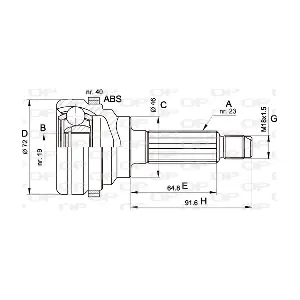 CVJ527410 OPEN PARTS