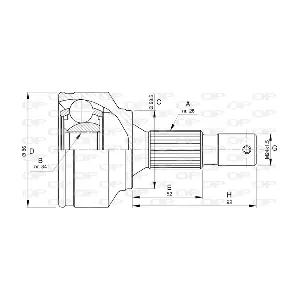 CVJ5767.10 OPEN PARTS