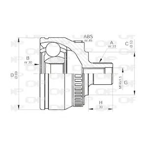 CVJ5233.10 OPEN PARTS