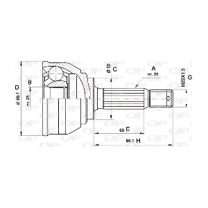 CVJ5061.10 OPEN PARTS