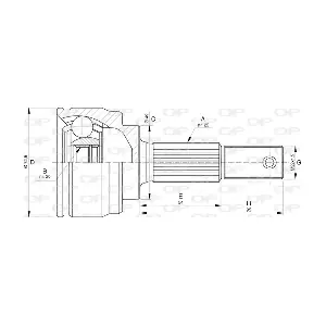 CVJ5752.10 OPEN PARTS