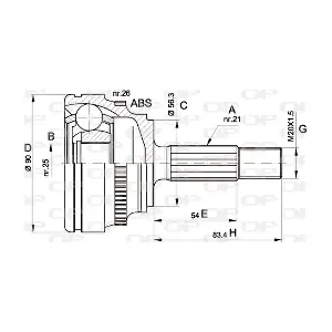 OPEN PARTS CVJ5279.10