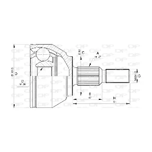 CVJ5756.10 OPEN PARTS
