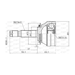 OPEN PARTS CVJ500110