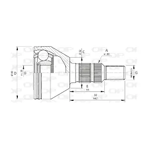 CVJ5701.10 OPEN PARTS