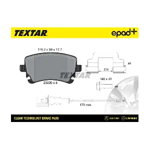 TEXTAR 2332602CP