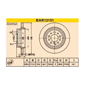 BAR12151 BARUM