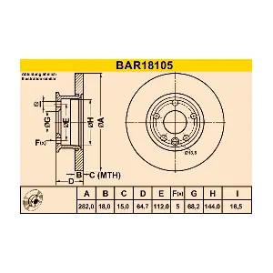 BAR18105 BARUM