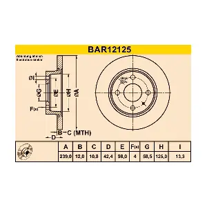 BARUM BAR12125