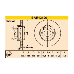 BARUM BAR12106