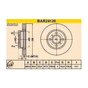 BARUM BAR24120