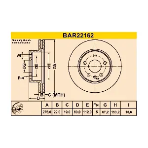 BARUM BAR22162