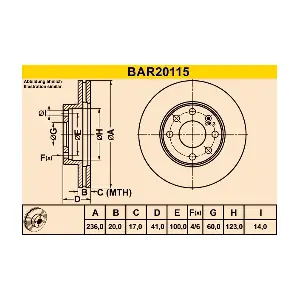 BARUM BAR20115