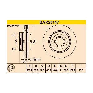 BARUM BAR20147