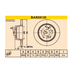 BARUM BAR09120