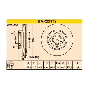 BARUM BAR22172
