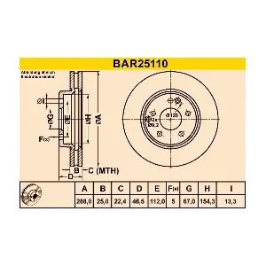 BARUM BAR25110