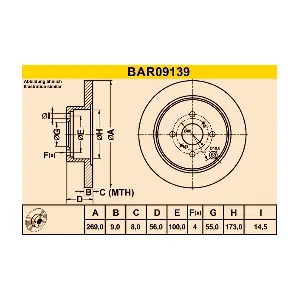 BARUM BAR09139
