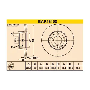 BARUM BAR18108
