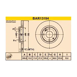 BARUM BAR13184